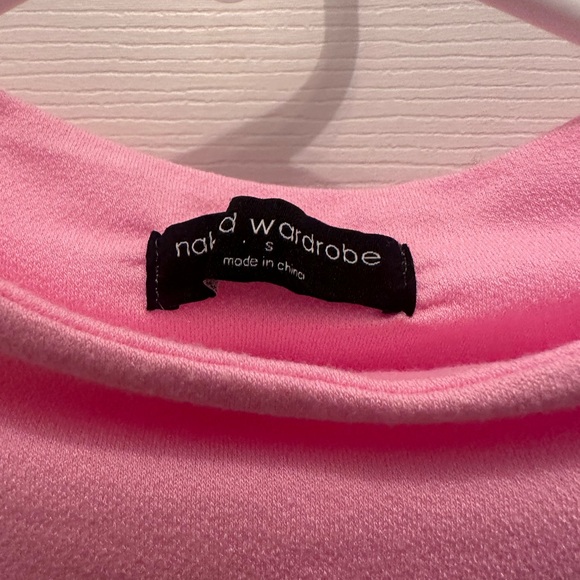 Naked Wardrobe Baby Pink Bodysuit. Size small - Picture 12 of 12